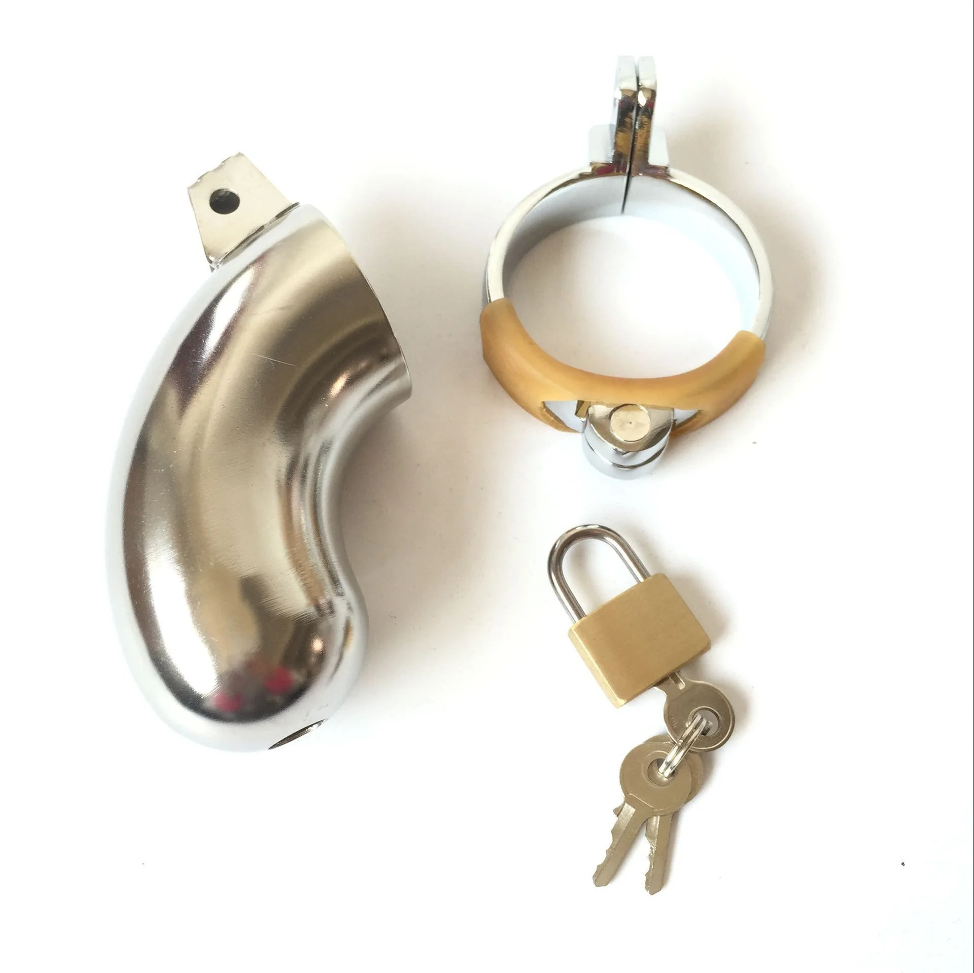 Мужской замок верности устройство из нержавеющей стали/металлический полностью