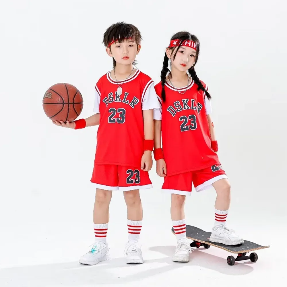 Баскетбольная майка для мальчиков и девочек Новое поступление 23/24 комплект из