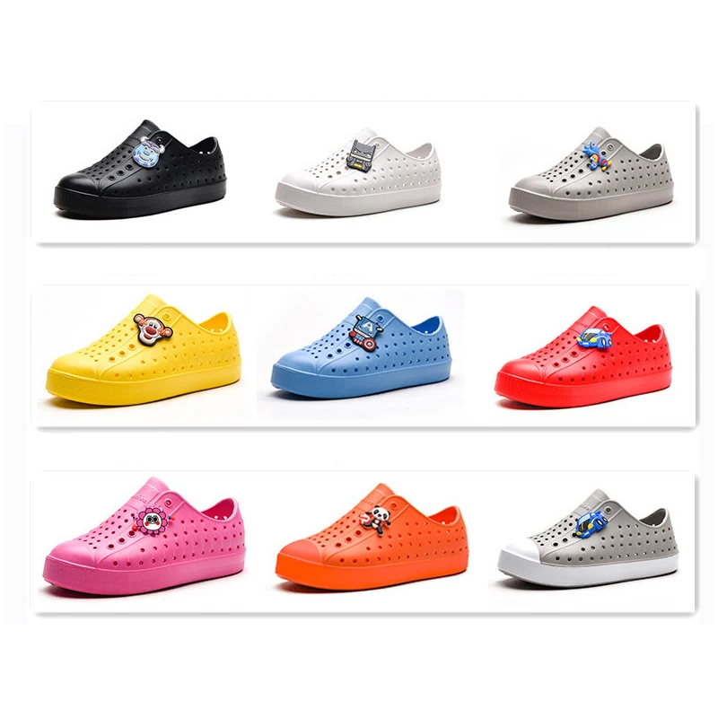 

Comfortable Hollow Out Foam Runner Boys Girls Slip On Fashion Beach Summer Swimming Sandals Children Lightweight Water Shoes