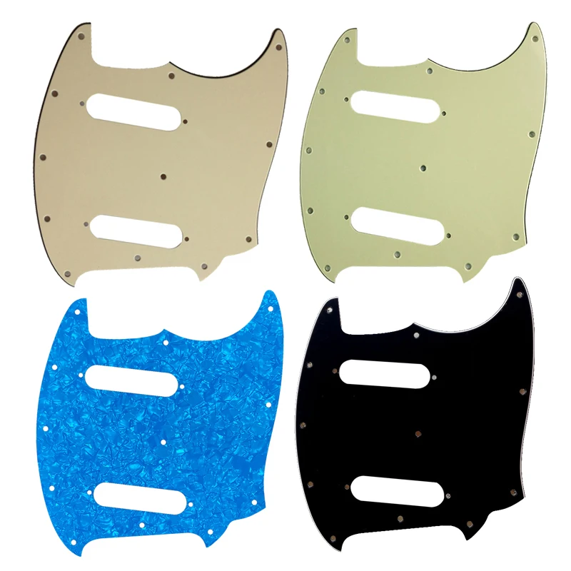 

Feiman Guitar Parts Pickguard Hot Sale -For Fender American Mustang Guard No Control Hole Best Quality Guitar Scratch Plate