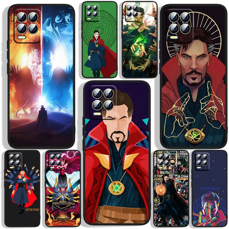 

Marvel Doctor Strange Phone Case For OPPO Realme 5 6i 6s 7 7i(Global) 8 8i Pro 5G Realme Narzo 50A Narzo 50i Black Silicone
