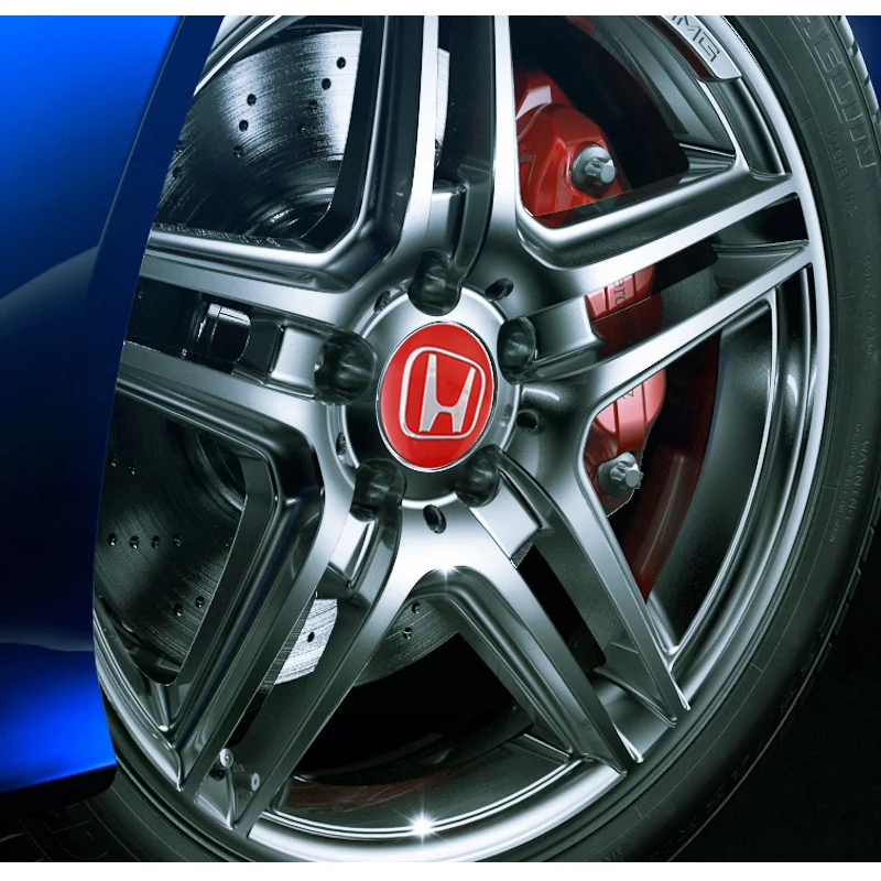 4 шт. 56 мм наклейка на крышку телефона из смолы значки аксессуары для Honda Civci CRV Accord