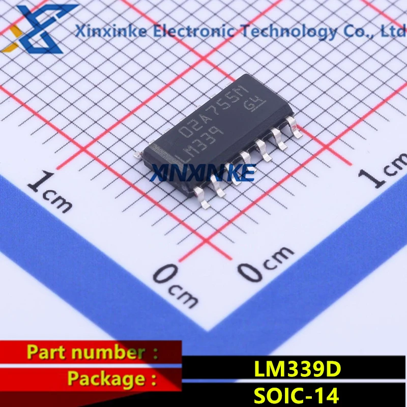 

10PCS LM339D SOIC-14 LM339 Analog Comparators Quad Differential Amplifier ICs Brand New Original