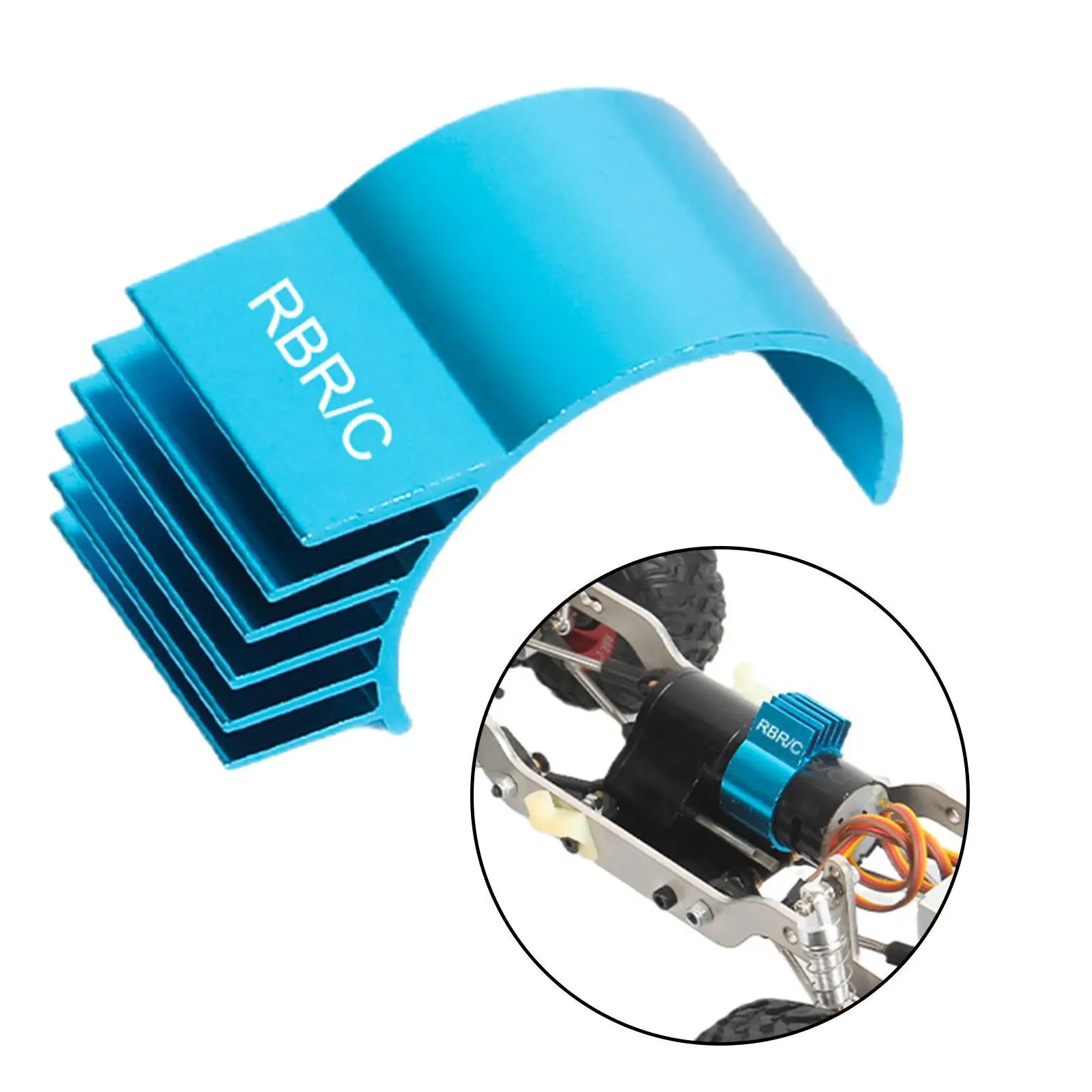 Радиатор двигателя 370 для HSP HPI Wltoys масштаб 1/16 1/18 Радиоуправляемый автомобиль