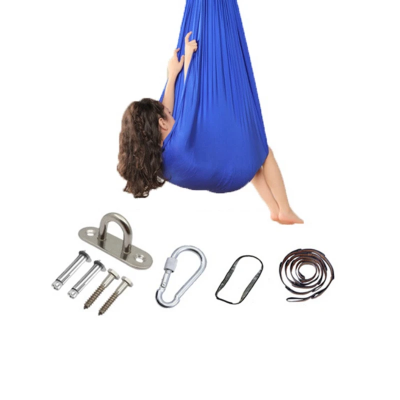 

280X150cm 360° Children's Swing Hammock Indoor And Outdoor Sensory Swing Rehabilitation Training Sensory Hanging Chair