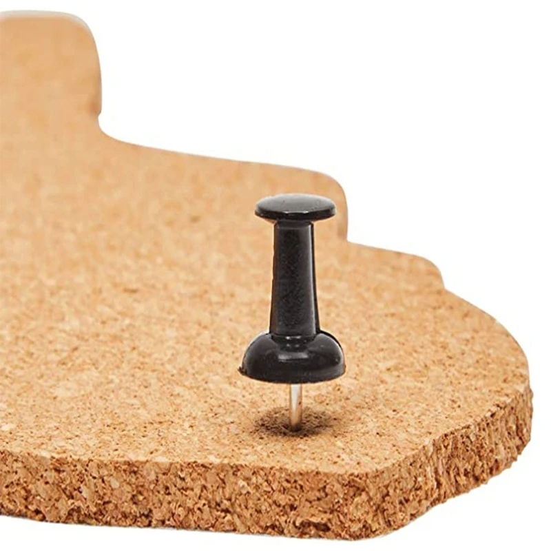 Пробковая доска Карта мира с 16 штырьками домашний офис настенные украшения 40 х18