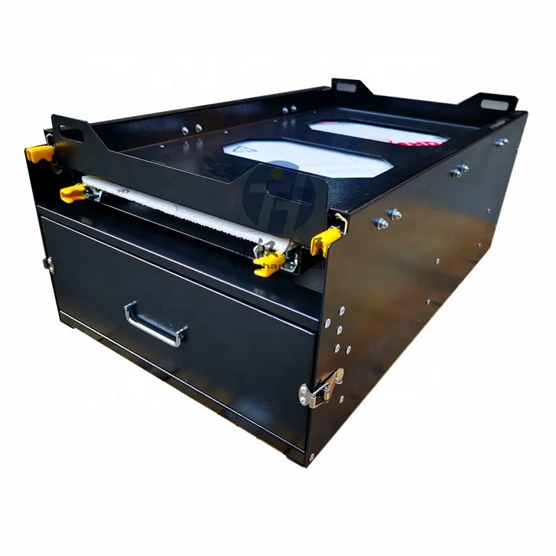 Universal Refrigerator Tray OEM 4x4 4WD drawer with tool storage box and cutting board for truck rear fridge/pickup slide