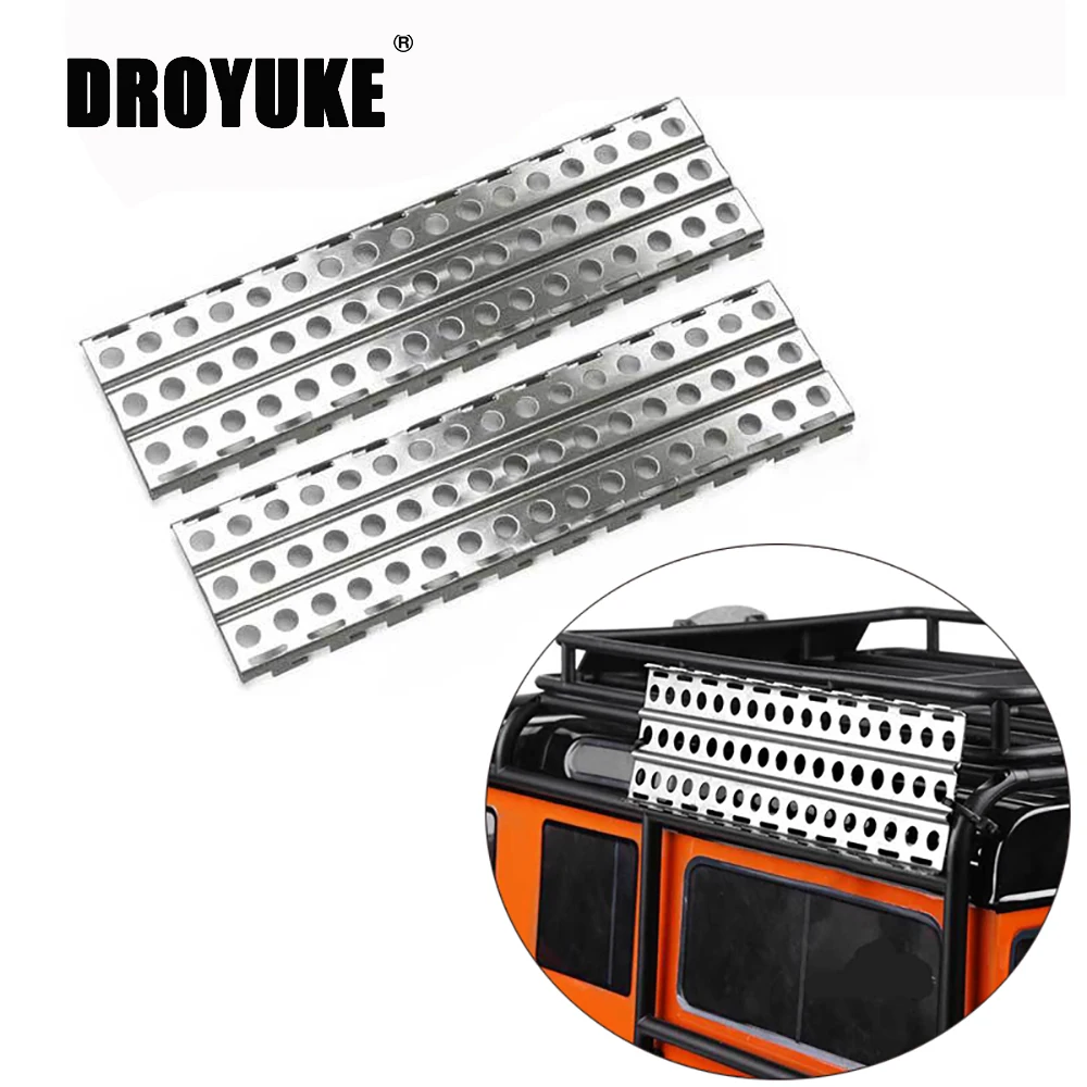 Droyuke 1/10 Rc Гусеничный автомобиль, беговой борт, Радиоуправляемый автомобиль, металлический противоскользящий для Traxxas TRX4 g500 TRX-6 Axial SCX10 90046 90047 D90 D110 Droyuke 1/10 Rc Гусеничный автомобиль, беговой борт, Радиоуправляемый автомобиль, металлический противоскользящий для Traxxas TRX4 g500 TRX-6 Axial SCX10 90046 90047 D90 D110