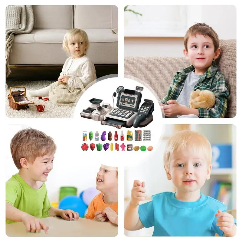 Детский кассовый аппарат ролевой ролевые игры расчетные Детские аксессуары для
