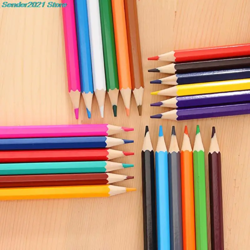 NEW Color Pen Pencils Set Children Stationery Crayon Coloring Drawing Colored Pencil for School Paint Art Supplies