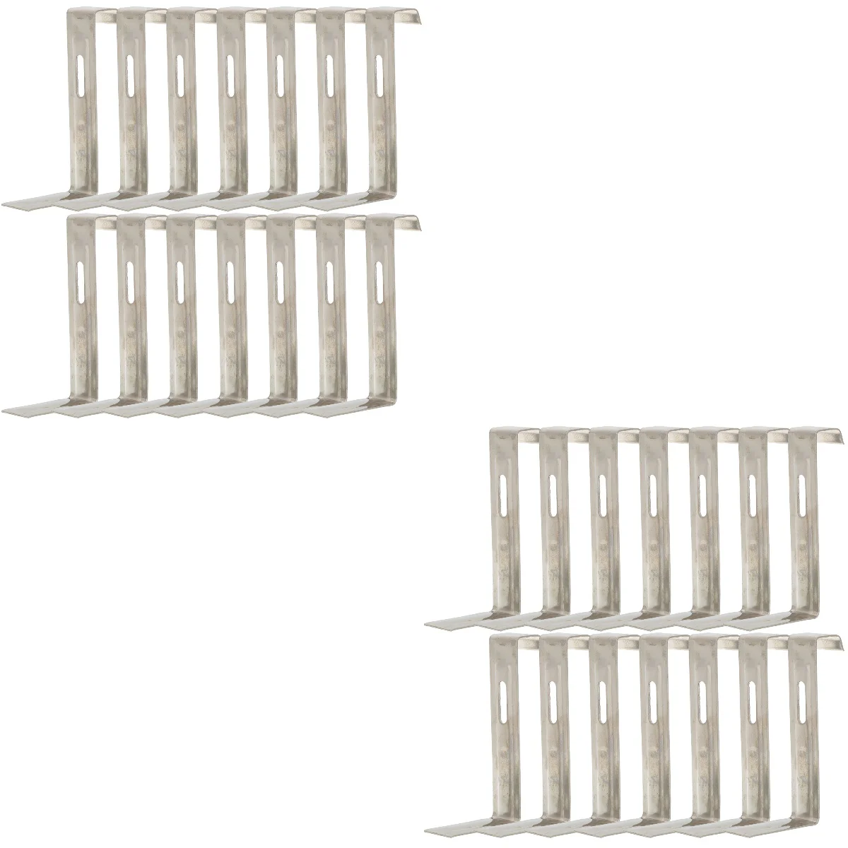 

40 Pcs Non-slip Roof Tile Clips Metal Roof Tile Fixed Clamps for Home Industry