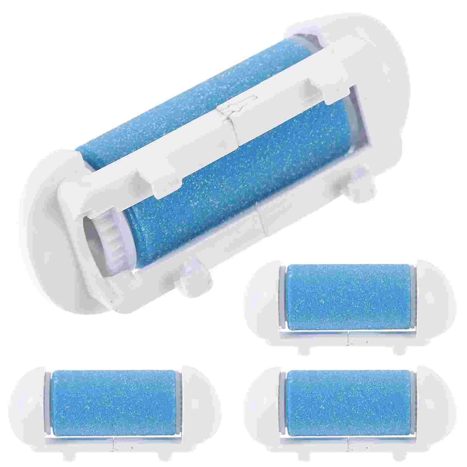 

4 Pcs Roller Electric Rollers Coarse Replacement Refill Heads Foot Grinding Device