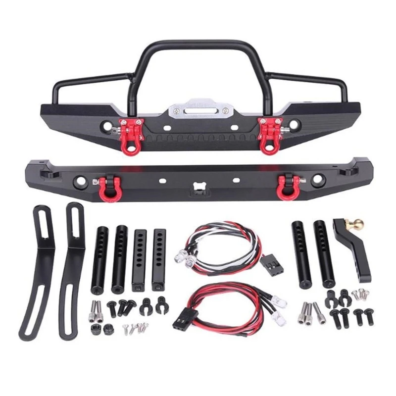 Радиоуправляемый бампер для 1:10 Trax4 90046 90047, автомобильная игрушка с дистанционным управлением, передний и задний бампер, амортизатор, модифицированные комплекты «сделай сам»