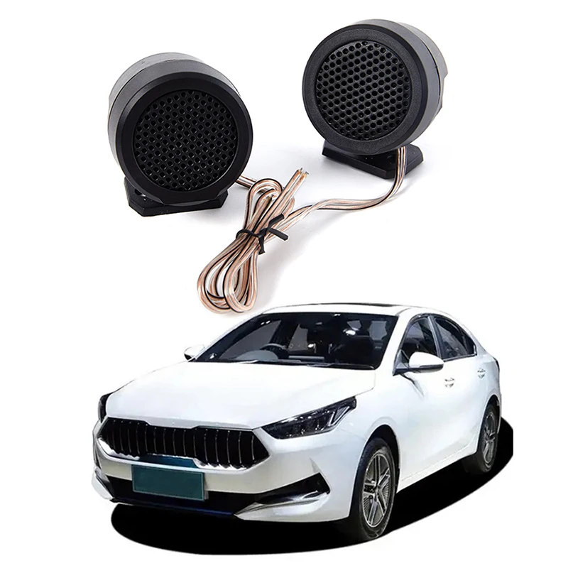 

1 Pair High Quality 500w Car Power Built-in Crossovers Auto Loud Speakers Dome Tweeter Car Speaker TP-006A