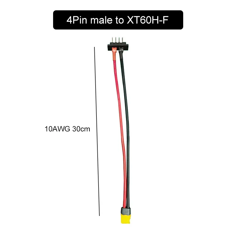 

Разъем для аккумулятора DIVEDEER XT60 для Hailong G80/No.1