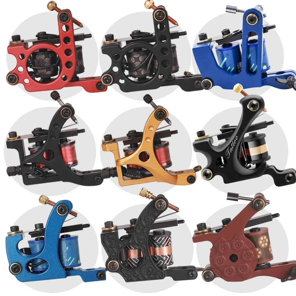 10-восторонний катушечный пистолет для татуировки профессиональный утюг катушки