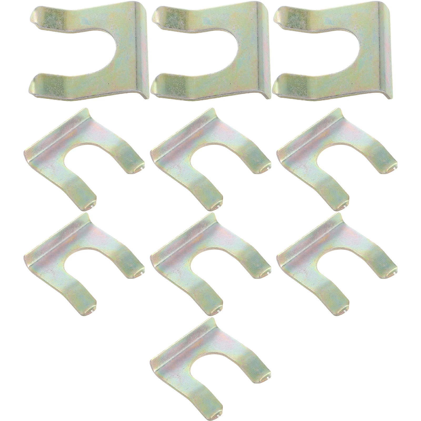 

10 шт. тормозная магистраль U-образный зажим, железный держатель топливопровода, комплект фиксатора троса стояночного тормоза, позиционирующий стопорный зажим для крепления