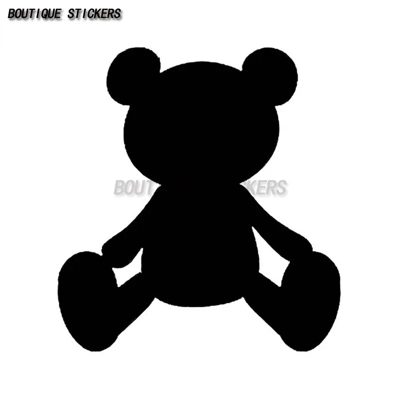 

Silhouette Bear Car Sticker Waterproof PVC Sticker Car Motorcycle Accessories Luggage Notebook Computer Sticker Cover Scratches