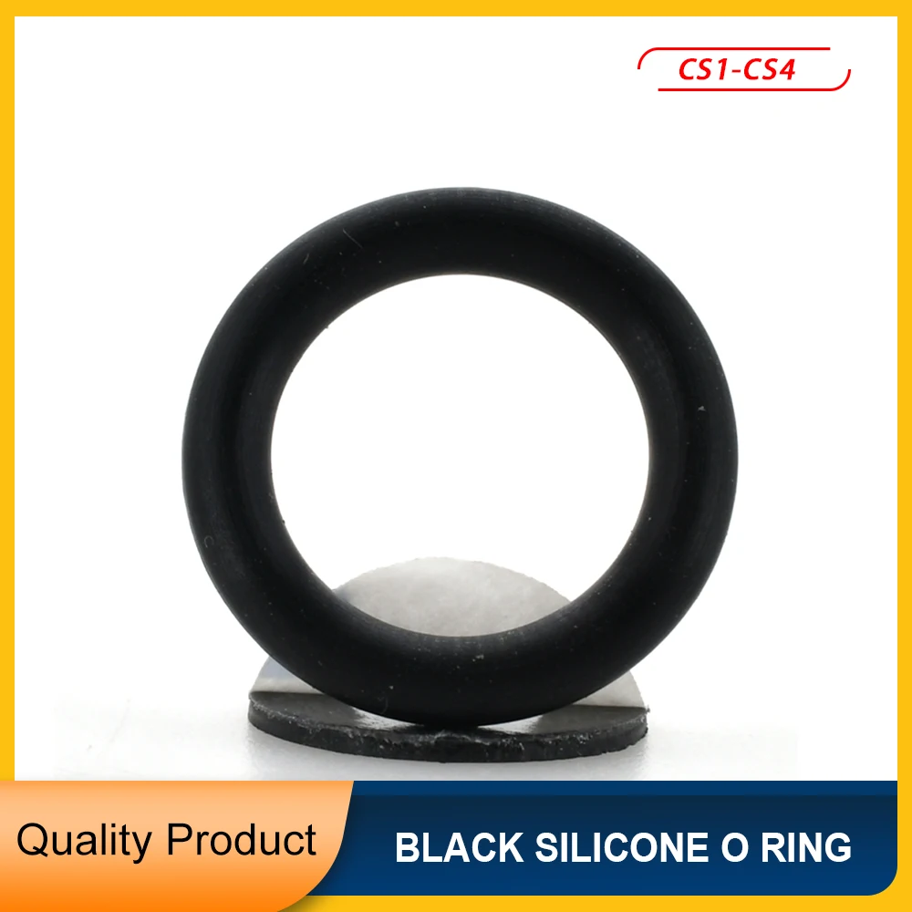 

CS1 CS1.5 CS2 CS3 CS4 VMQ Black Silicone O Ring Gasket Food Grade Sealing Rings Waterproof Insulated Silicon O-Rings Washers