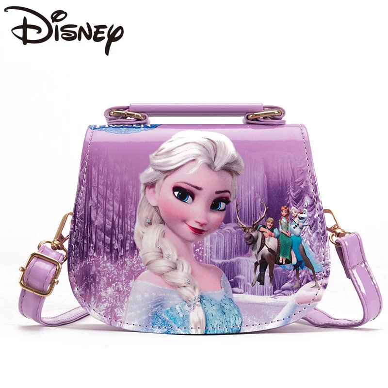 

Disney New Frozen 2 Elsa Anna Princess Children's Shoulder Bag Satchel Girl Sofia Princess Baby Handbag Kid Fashion Shopping Bag