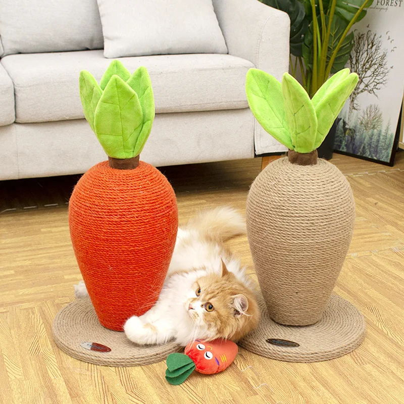 

Post Grinding Post Scratching Supplies Cat Funny Carrot Cat Cute Cat Cat Cat Tree Pet Claw Tree Scratcher Tower Climbing