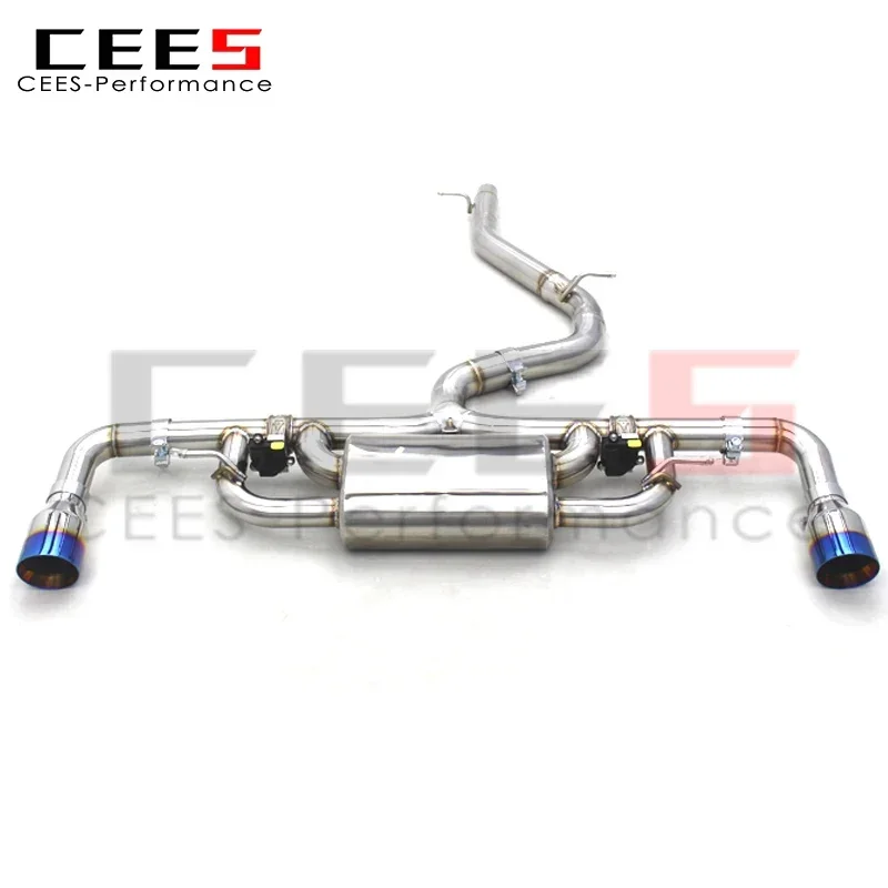 CEES Catback выхлопная труба для Audi TT/TTS 2.0T 2015-2019 трубы из нержавеющей стали глушитель