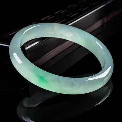 Ювелирные изделия zheru браслет из натурального бирманского нефрита 54 мм-62 мм