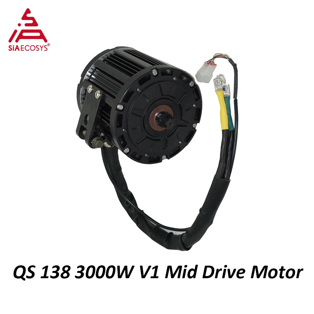 Фото Комплекты силовой установки QSMotor QS138 3000W 72V 100KPH V1/V2 с центральным двигателем, контроллером и звездочкой от SIAECOSYS №2