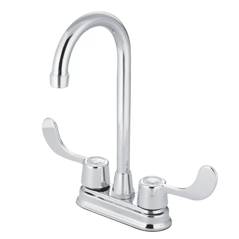 

Kingston Brass KB491ADA Vista Two-Handle Bar Faucet, Polished Chrome