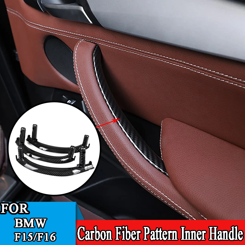 

Suitable for BMW's new X5 carbon fiber patterned inner handle new X6 inner handle F15/F16 inner handle door handle