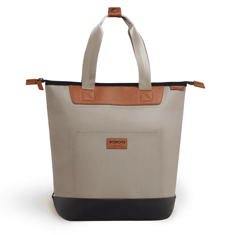 Can Aura Tote Backpack Soft Sided Cooler, Light Green Smoke 