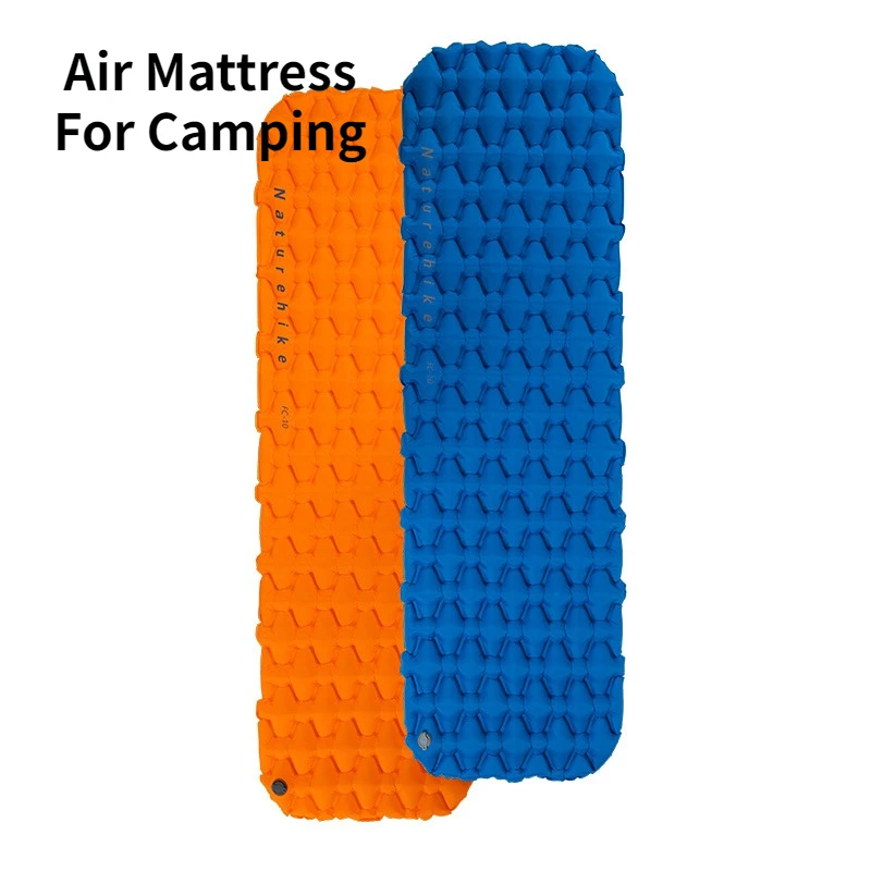 

Outdoor Camping Mat Airbag Type Ultra Light Air Filled Cushion Camping Single Person Thickened Moisture-proof Pad