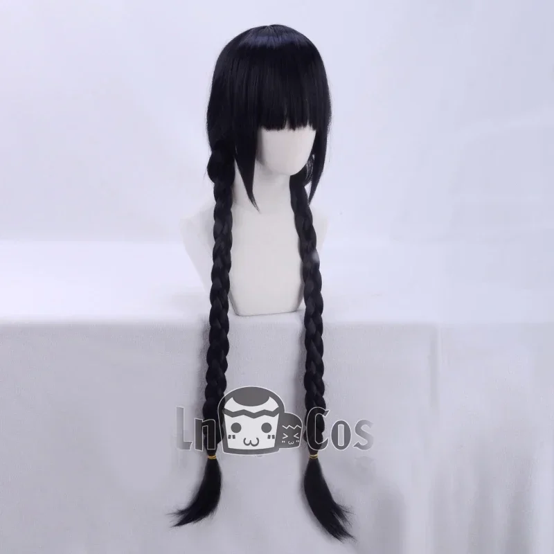 ЧЕРНЫЙ ЛАГОН Roberta Rosarita Cisneros 100 см длинный плетеный черный парик для косплея с