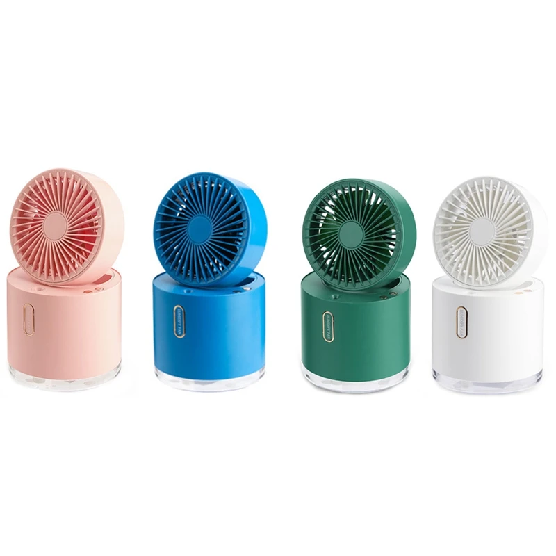 

Folding Humidifier Fan Desktop Can Shake Your Head Desktop Air Conditioning Spray Fan