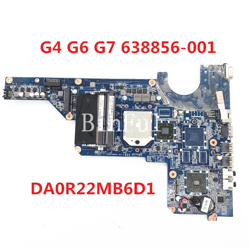 

Mainboard 638856-001 638856-501 638856-601 For HP Pavilion G4 G6 G7 Laptop Motherboard DA0R22MB6D1 100% Full Tested Working Well