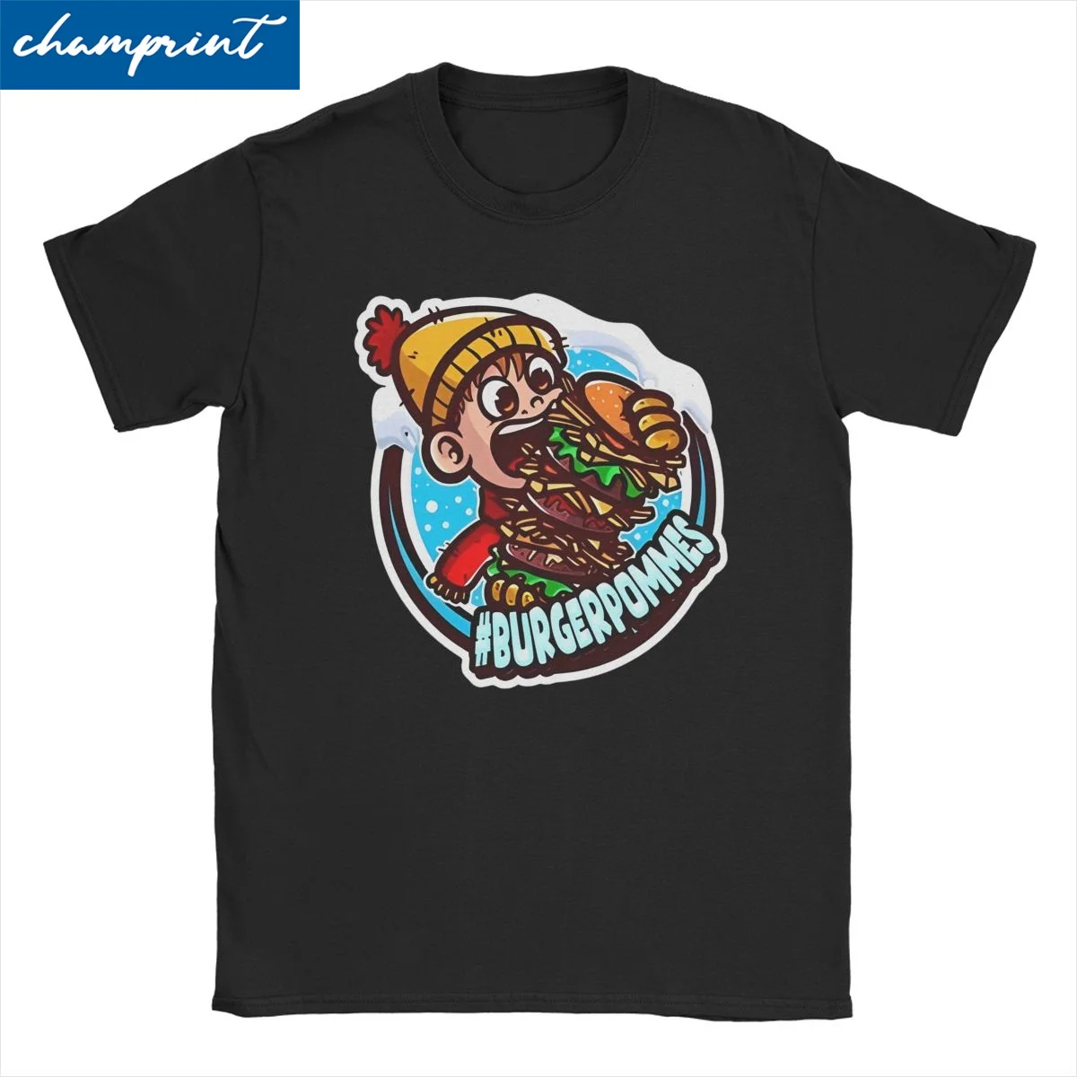 Футболка LukasBS с круглым вырезом для мужчин и женщин 100% хлопок