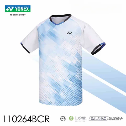 YONEX мужская спортивная футболка из полиэстера