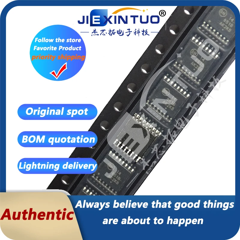 

MC14051BDTR2G 14051B IC MUX 8:1 280OHM 16TSSOP 1 Circuit IC Switch 8:1 280Ohm 16-TSSOP