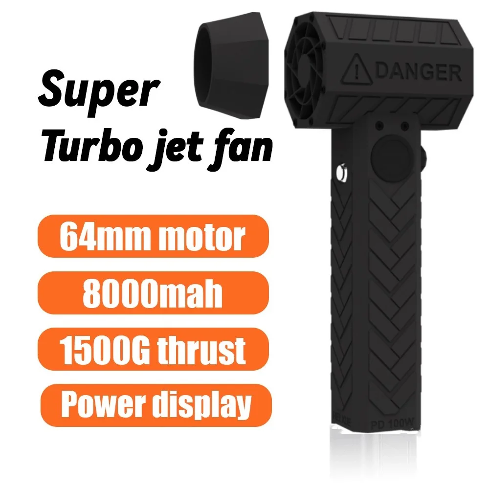 Turbo Jet Fan XL 1008 Вт Ручной жестокий вентилятор Турбореактивный с скоростью 140000 Об/мин