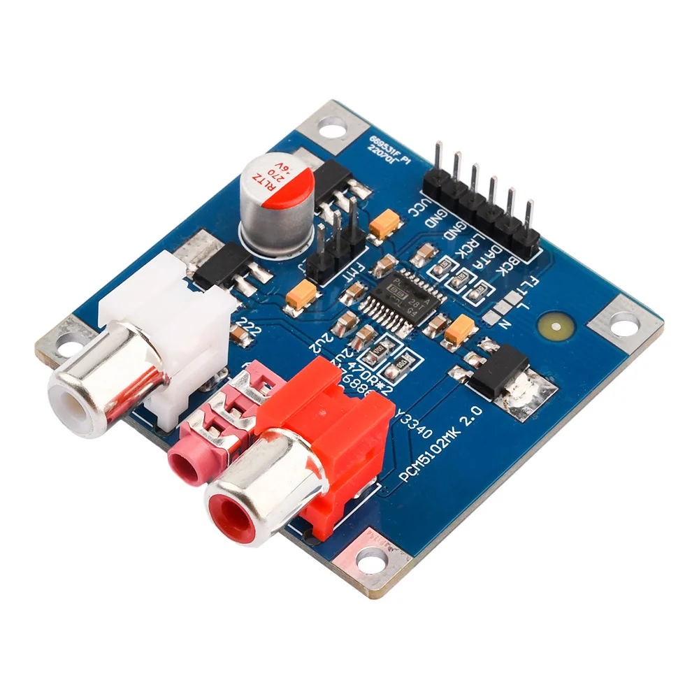 

PCM5102 DAC декодер I2S плеер собранная плата 32Bit 384K Beyond ES9023 PCM1794 модуль декодера для Raspberry Pi DC 5в-10в