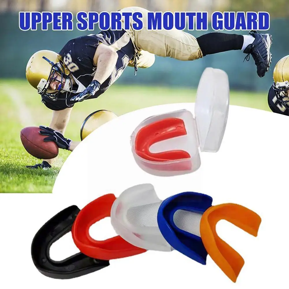 

Dental Mouth Guard Bruxism Teeth Night Guard Silicone Teeth Baseball Mouth Side Guard Boxing Protector Single R8x0