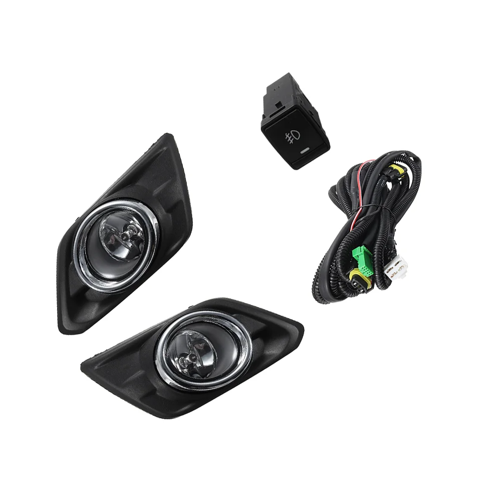 

2 Sets Useful Durable Waterproof Auto Fog Lamp Replacement Fog Light Car Fog Light