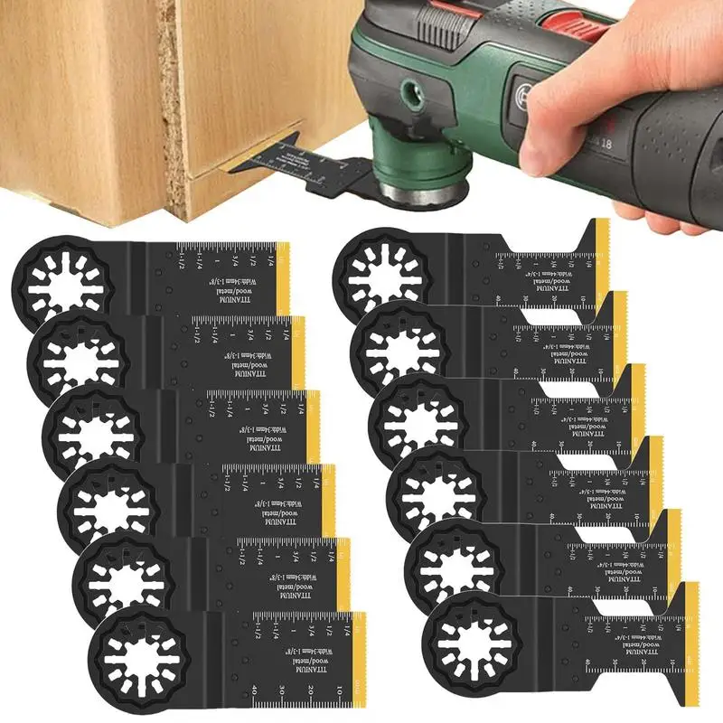 

Renovator Saw Blade Oscillating Multitool Carbide Tooth Blade Metal Wood Quick Release Cutting Tool Accessories For Steel Nails