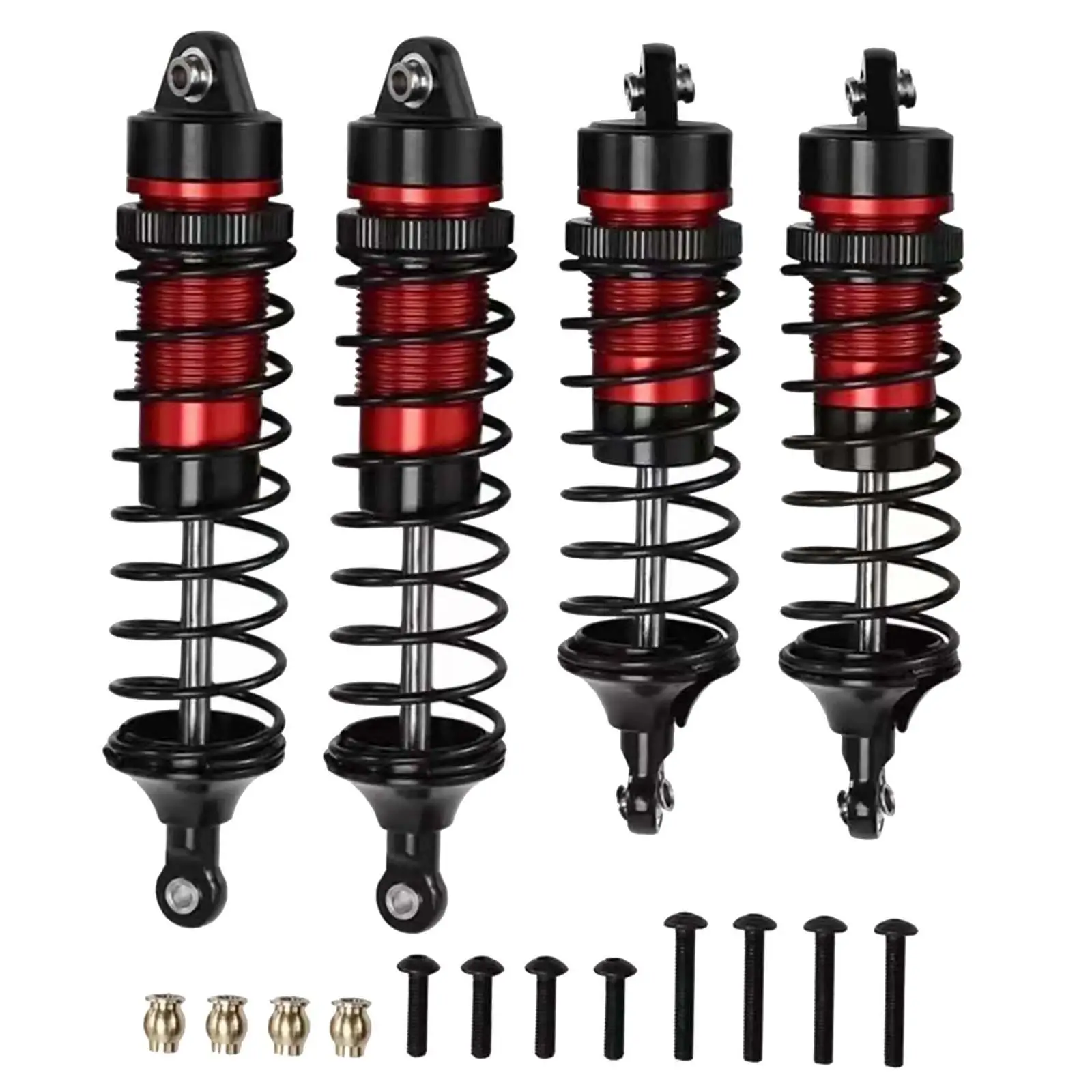 

4x Shock Absorber Assembled Set Replaces RC Vehicle Shock Kits for RC Truck