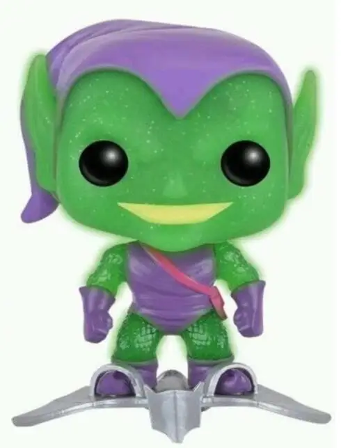 

Translucent Glitter Glow Green Goblin with Glider SDCC 2016 Exclusive Vinyl Figure Toys