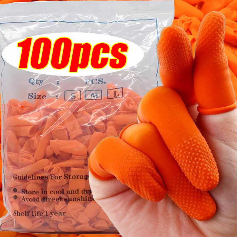 Одноразовая накладка на палец S/M/L антистатические защитные перчатки для пальцев