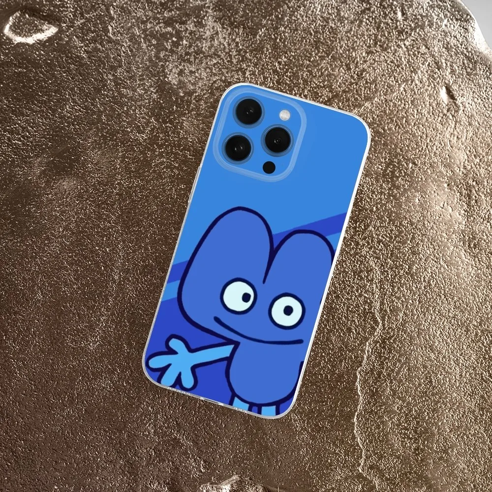 Bfdi Battle For Dream Island Phone Case IPhone 16 15 14 13 11 12 Pro Max Mini X XR XS 7 8 Plus SE Clear Shockproof Cover