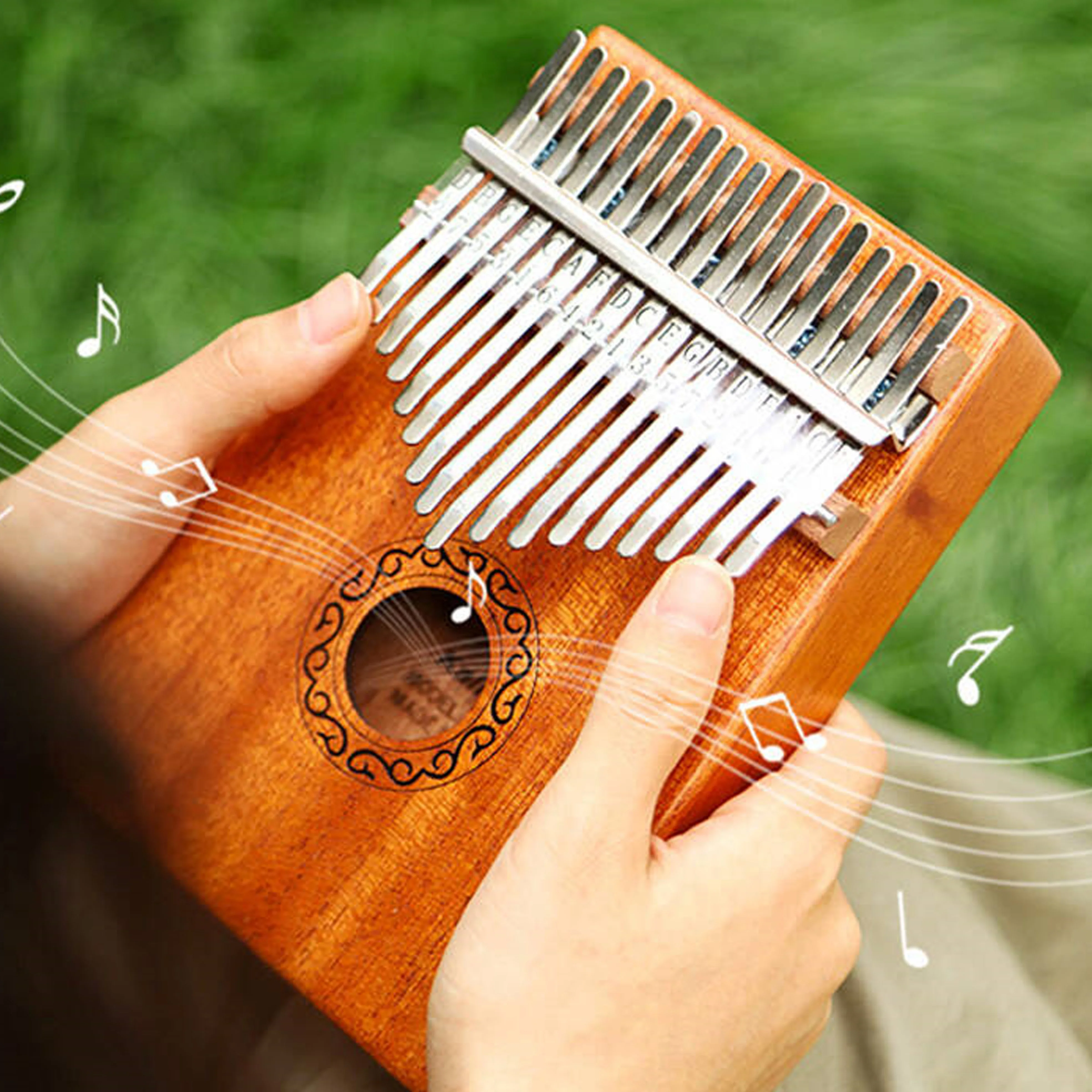 Thumb Fiddle 17-тональный портативный инструмент Carimba