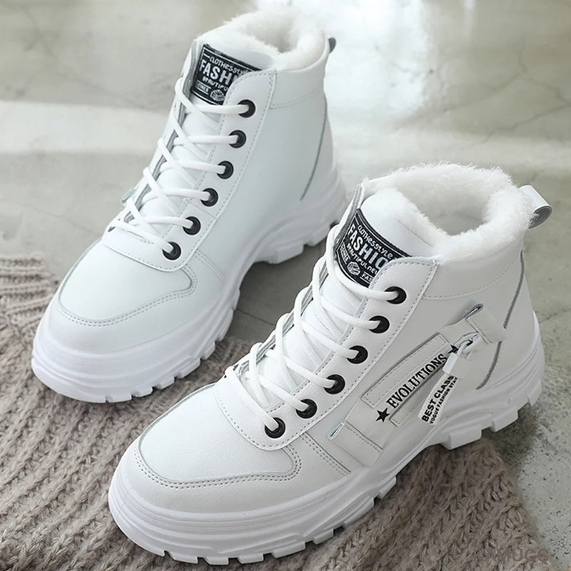 

Women Winter Boots Ankle Boots Woman Plush Sneakers Ladies Snow Boots Non Slip Shoes New Casual Boots Female Platform Boots