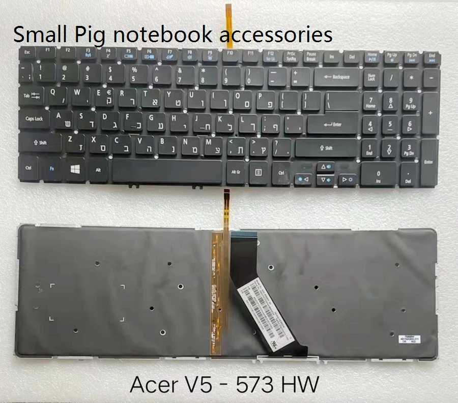 

Клавиатура для ноутбука HB HW для Acer Aspire V5-573 V5-573G V5-573P с раскладкой серии с подсветкой